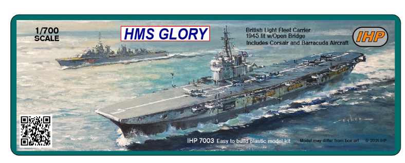 IHP 1/700 HMS Glory 1945 Box Top Art